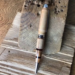 🎁 Handcrafted Ink Pen Ambrosia Maple & Padauk Wood